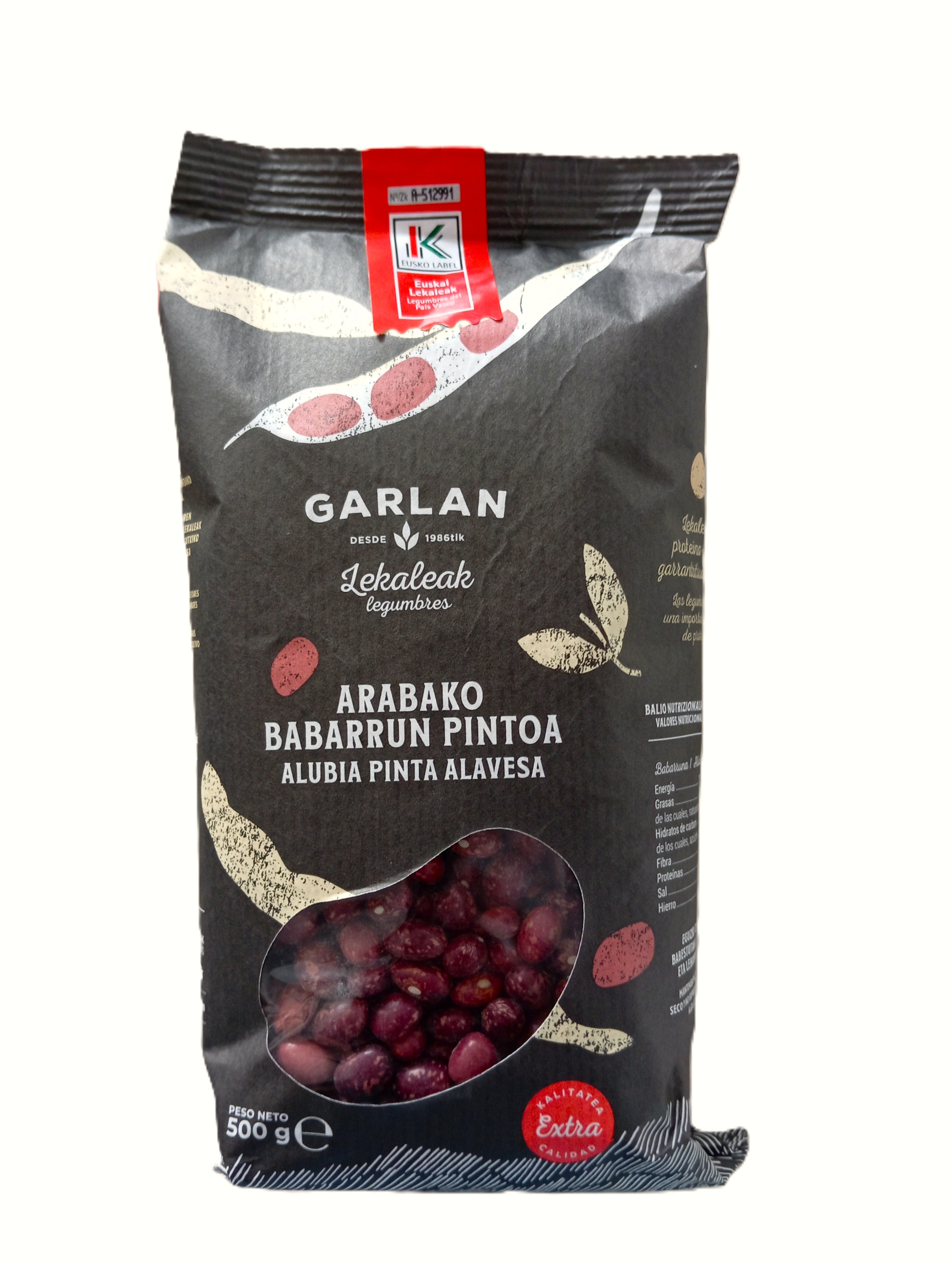 ALUBIA PINTA ALAVESA GARLAN EUSKO LABEL