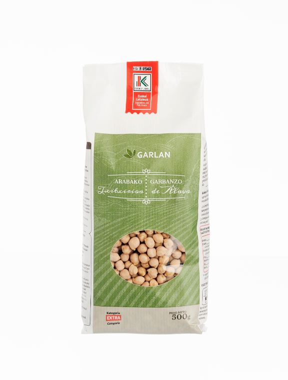 GARBANZO DE ALAVA GARLAN EUSKO LABEL GARBANZO DE ALAVA GARLAN EUSKO LABEL
