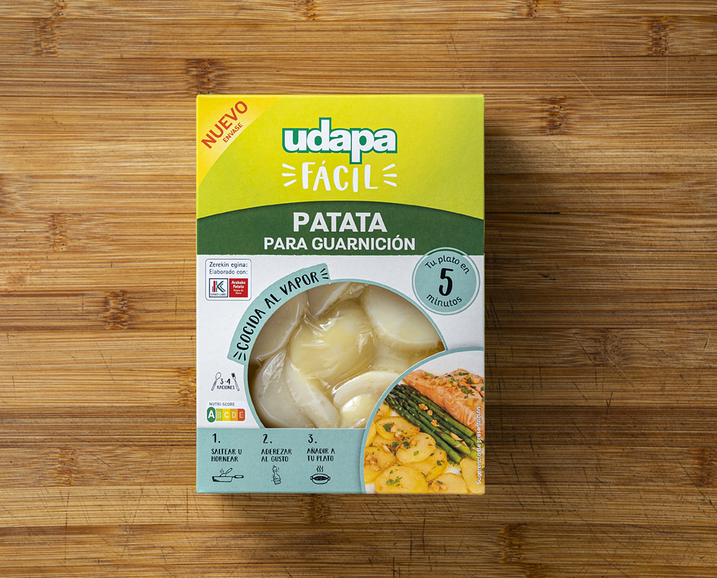 Udapa fácil - Patatas para guarnición