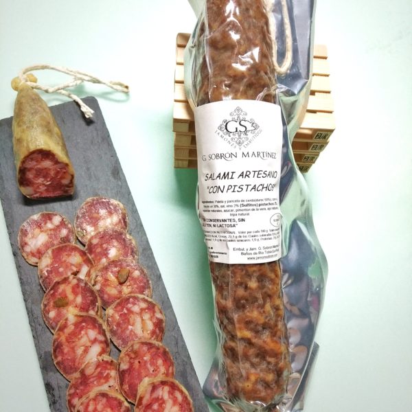 Salami de Pistachos Natural 100% sin aditivos Salami de Pistachos Natural 100% sin aditivos